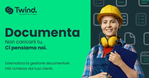 Twind lancia Documenta in Italia: il primo servizio di outsourcing documentale HSE dedicato agli appaltatori
